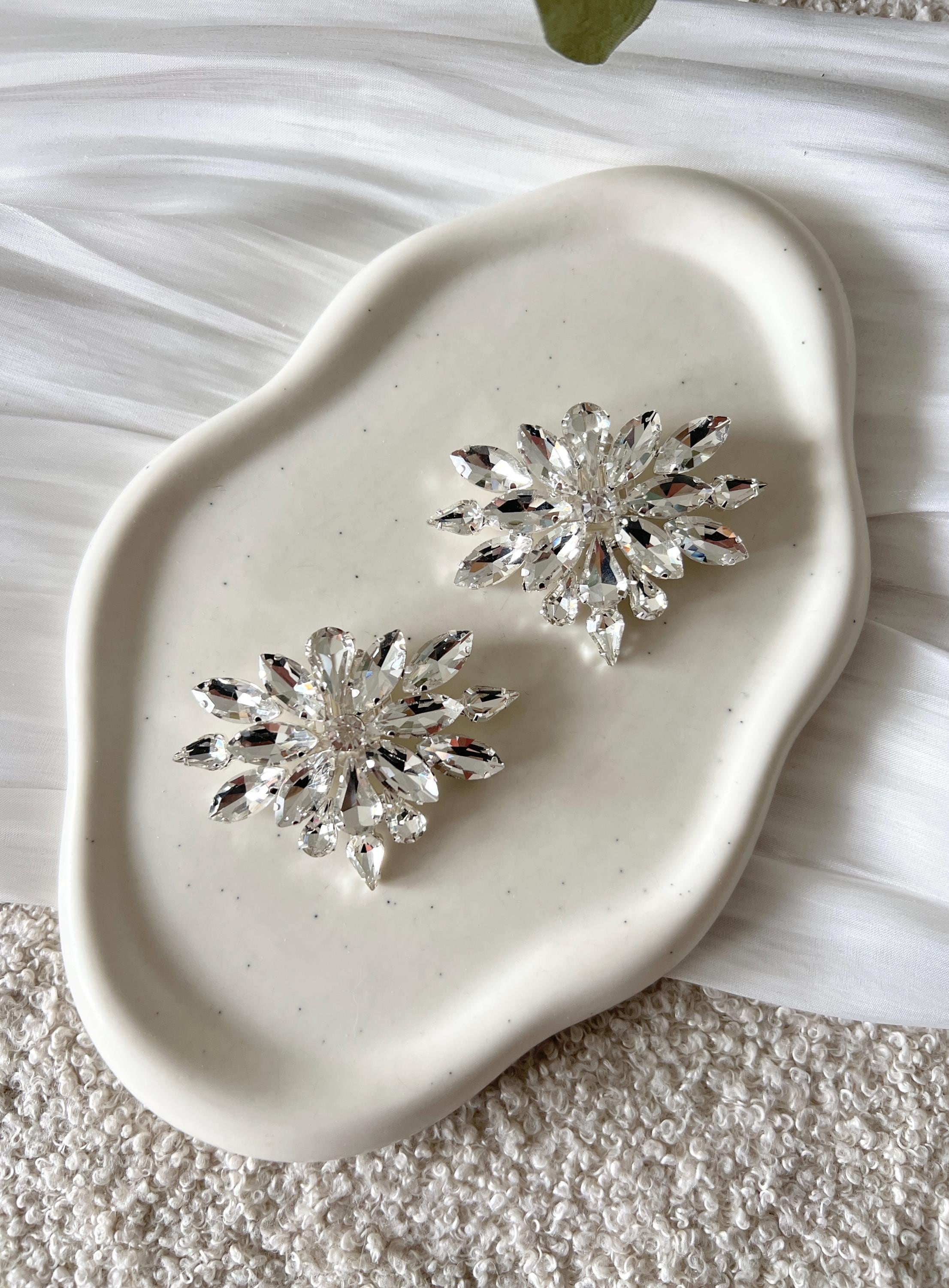 Brautzubehör, Braut Schuhclip, 2 Stück, Set, glänzender Strass, silberner Brautschmuck, Schuhschmuck, elegantes Accessoire, Schuhschmuck, flexibel, glänzender Schmuck, Hochzeit, Brautjungfer