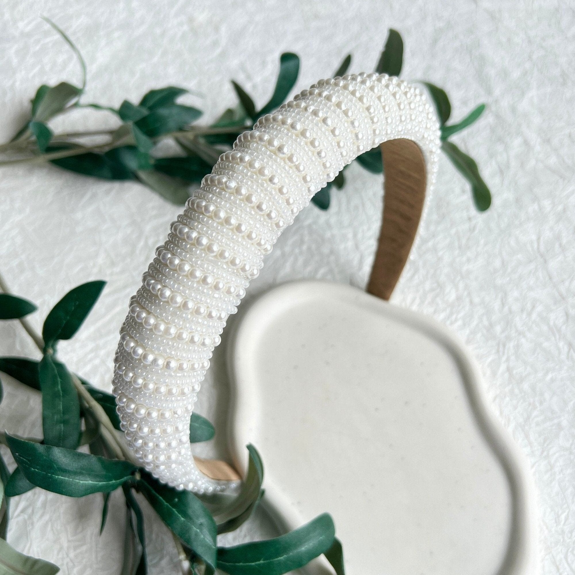Perlen, Perlenhaarreif, Haarreif, Schmuck Hochzeit, moderner Perlenschmuck, Standesamt, Brautschmuck