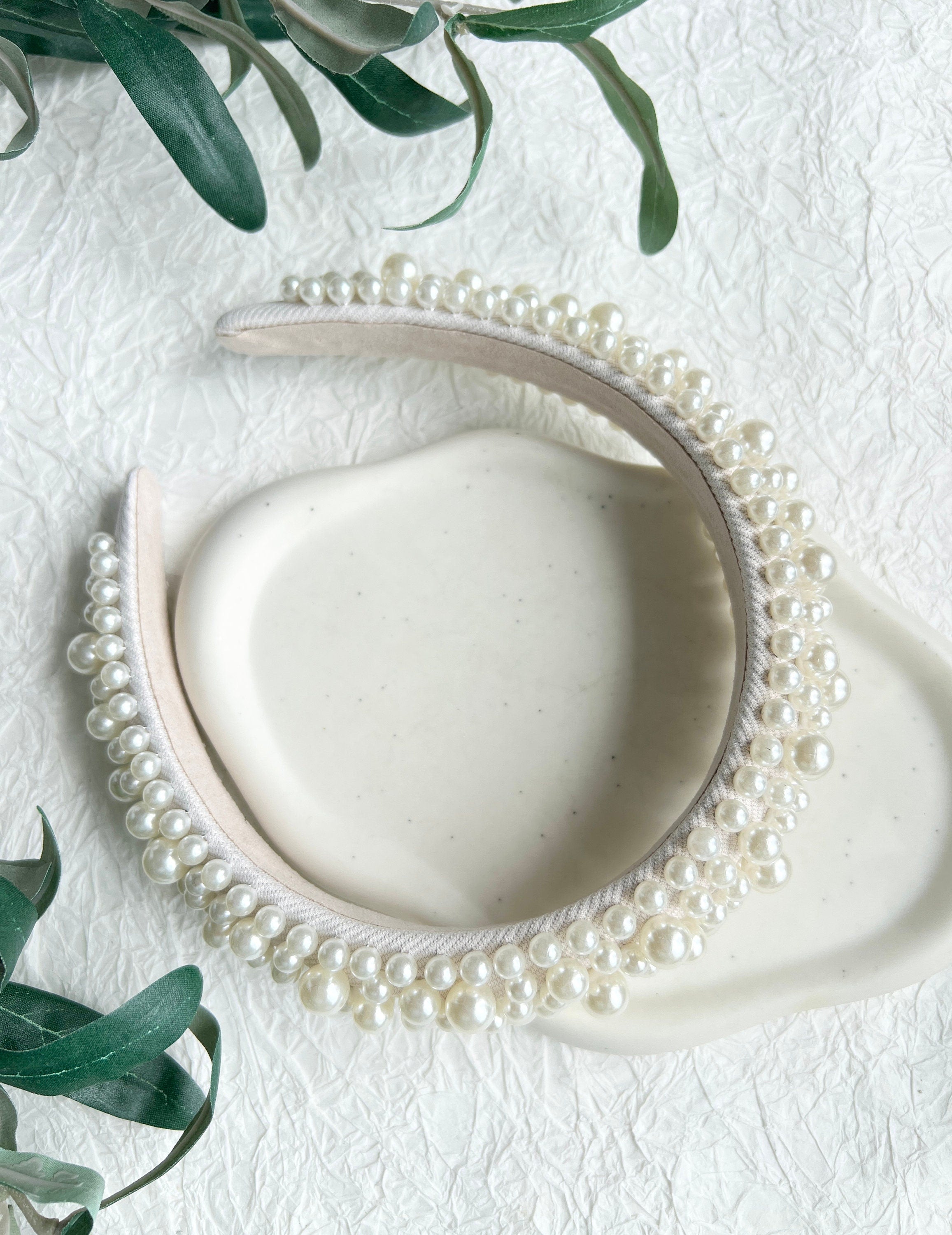 Haarreif, weiße Perlen, Brautschmuck, Perlenhaarreif, Brauthaarschmuck, Braut, Schmuck Hochzeit, Haarschmuck