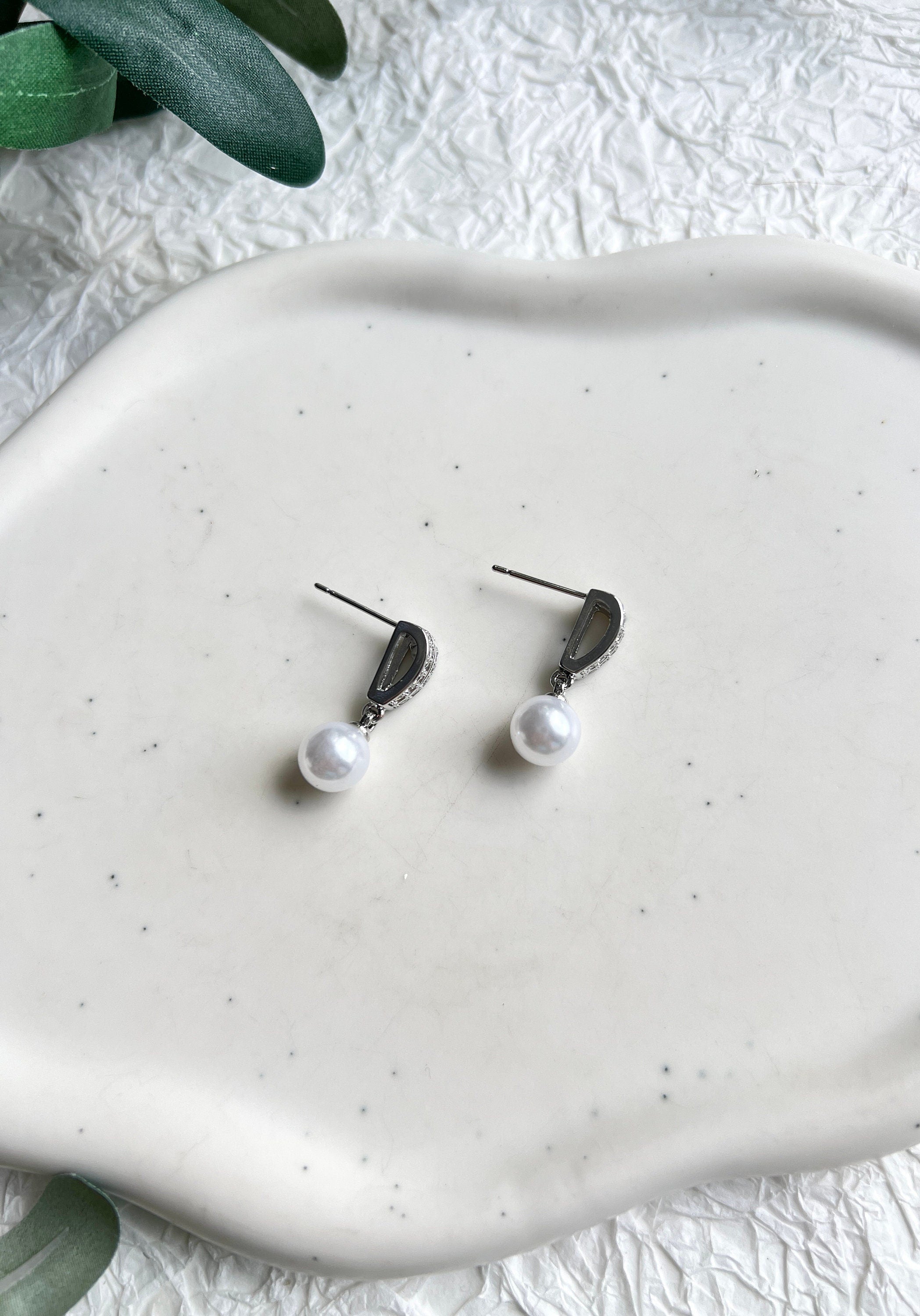 Ohrstecker, Silber, Perlenohrringe, Ohrringe Standesamt, feine Brautohrringe, Schmuck Hochzeit, Brautjungfer, Trauzeugin, Ohrschmuck, Perlenschmuck