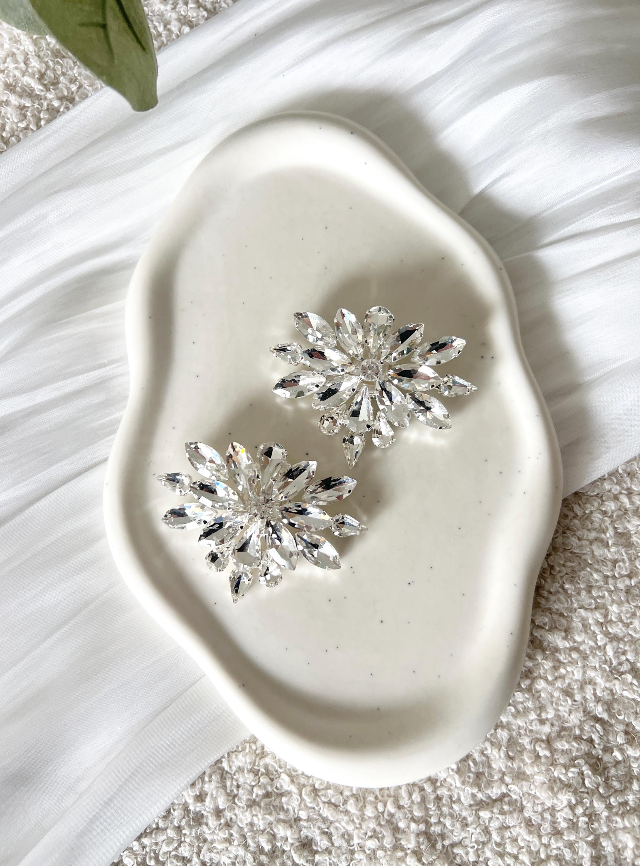 Brautzubehör, Braut Schuhclip, 2 Stück, Set, glänzender Strass, silberner Brautschmuck, Schuhschmuck, elegantes Accessoire, Schuhschmuck, flexibel, glänzender Schmuck, Hochzeit, Brautjungfer
