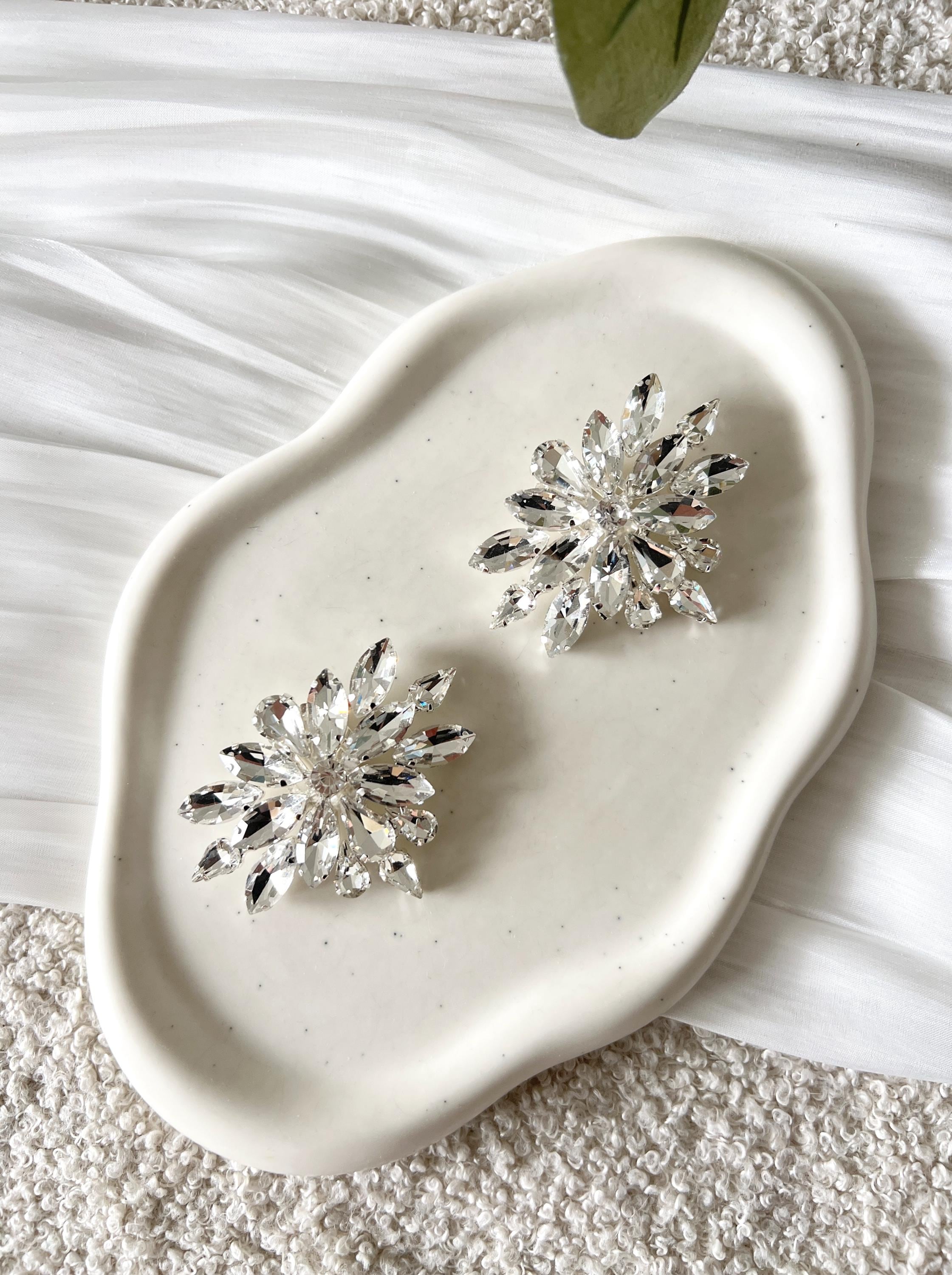 Brautzubehör, Braut Schuhclip, 2 Stück, Set, glänzender Strass, silberner Brautschmuck, Schuhschmuck, elegantes Accessoire, Schuhschmuck, flexibel, glänzender Schmuck, Hochzeit, Brautjungfer