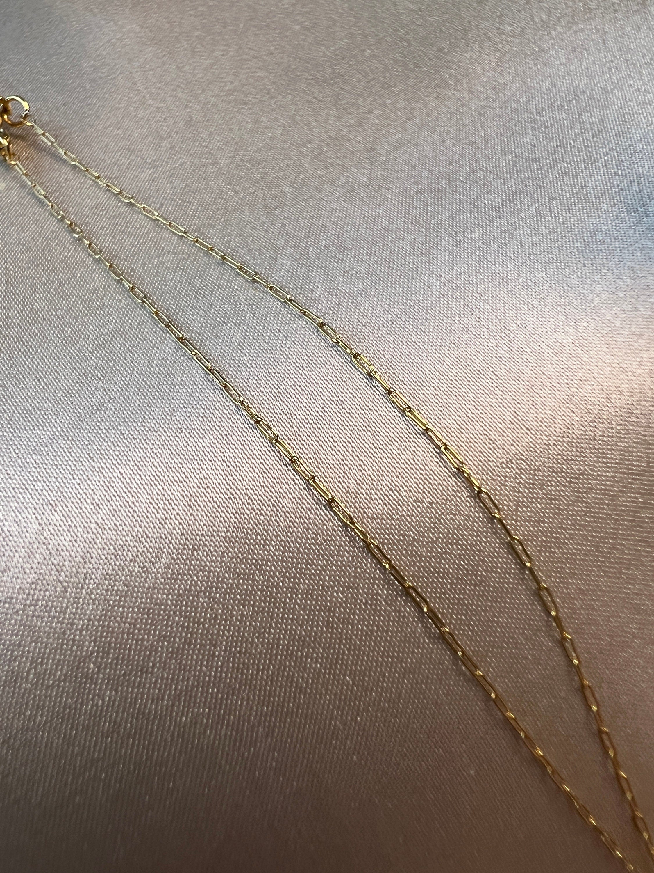 Feine Perlenhalskette, Edelstahl, dünnes Band, golden, Choker, Halskette für Frauen-Halskette-Schmuckblüte