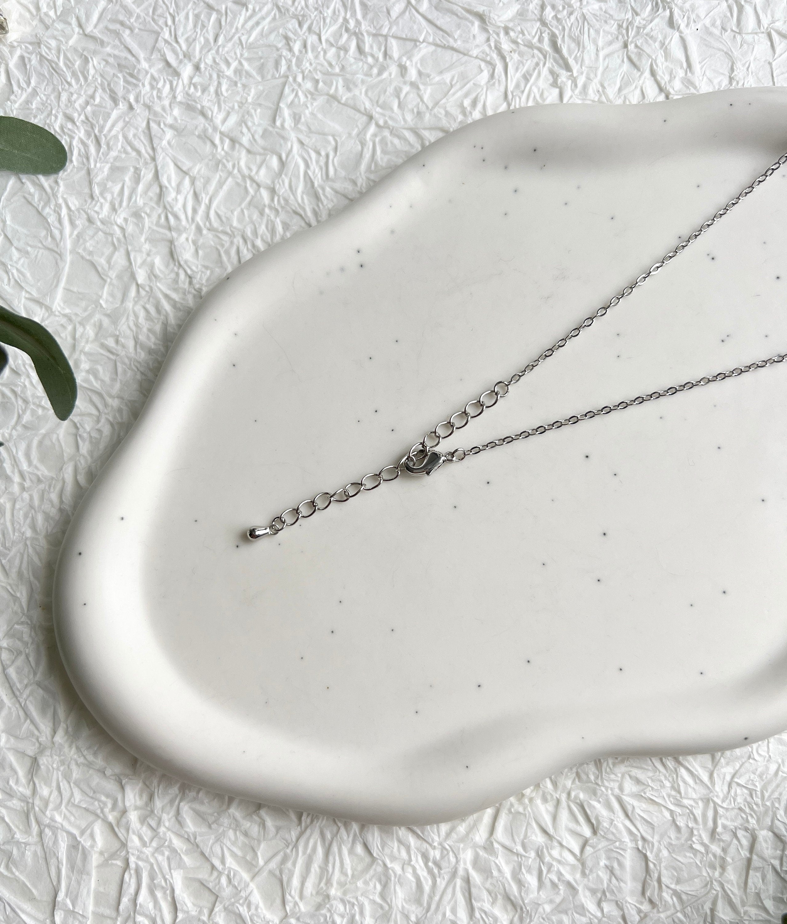 Halskette, Silber, Brautschmuck, funkelnder Anhänger Cubic Zirconia, Edelstahl, eleganter Braut-Ohrringe-Schmuckblüte