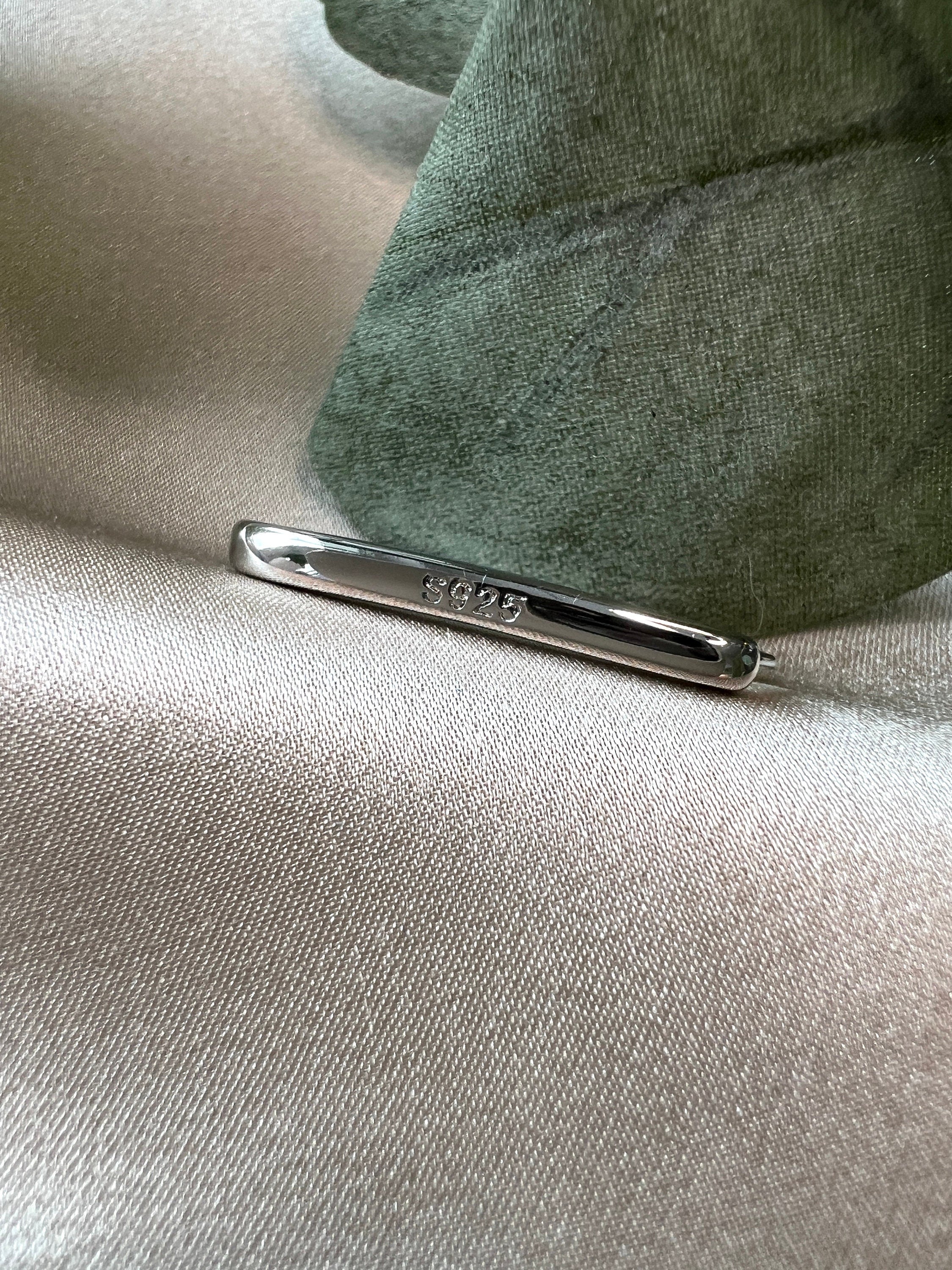 Ohrringe Creolen Silber Gold, moderne Kreolen rechteckig, minimalistisch, geometrisch - Silver-Ohrringe-Schmuckblüte