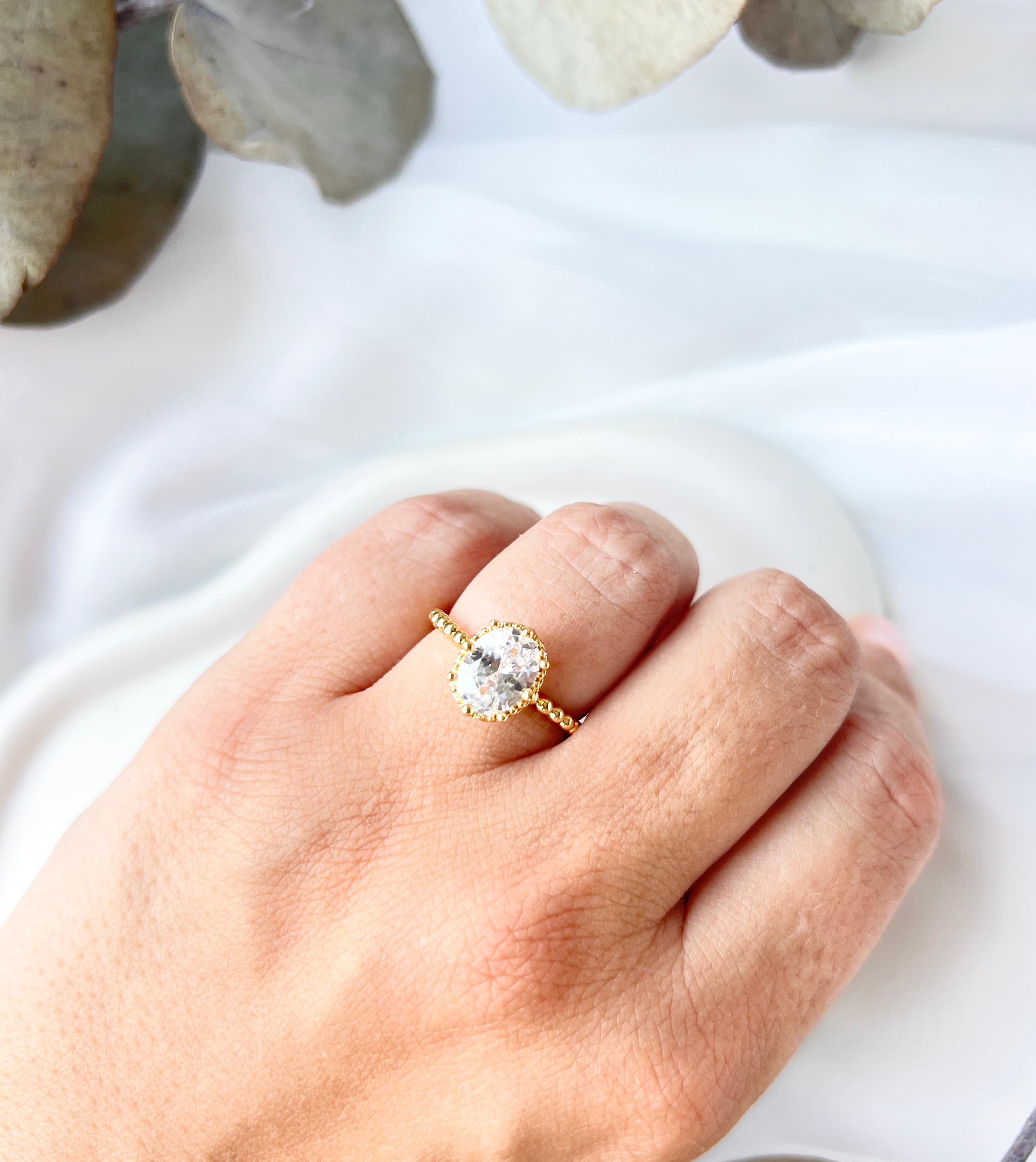 Ring, Gold, filigraner Damenring