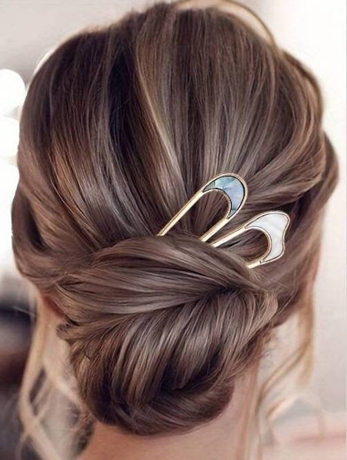 Braut Haarschmuck, eleganter Haarkamm, weiße Perlen, Roségold, Hochzeit, Brautfrisur Schmuck,-Brauthaarschmuck-Schmuckblüte