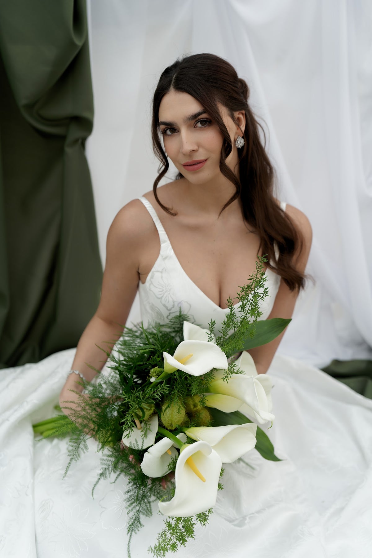 Funkelnde Ohrringe, Silber, Cubic Zirconia, auffallende Ohrstecker, Brautschmuck, glänzende Brautohrringe, eleganter Schmuck Standesamt, modern, Hochzeit